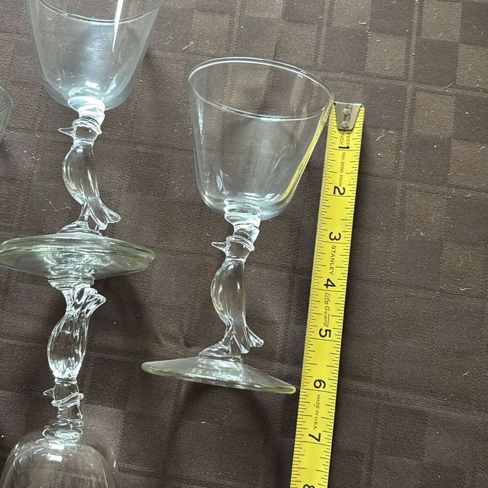 10-Vintage OLD CROW Glass